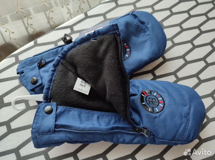 Варежки новые 6-8 лет