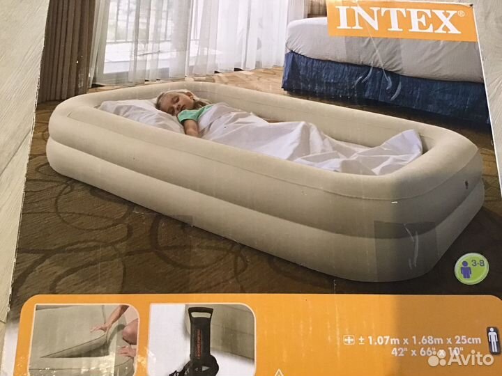 Надувной матрас intex kidz travel