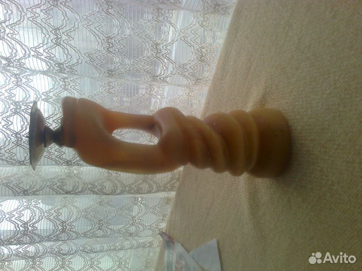 Подсвечник из уральского камня