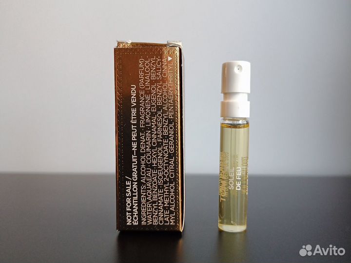 Tom Ford Soleil De Feu Оригинал 2 мл пробник