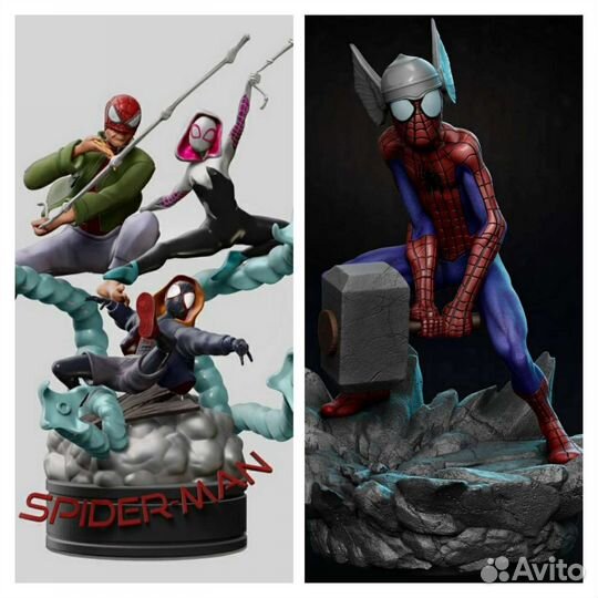 Статуэтки человек паук большой выбор
