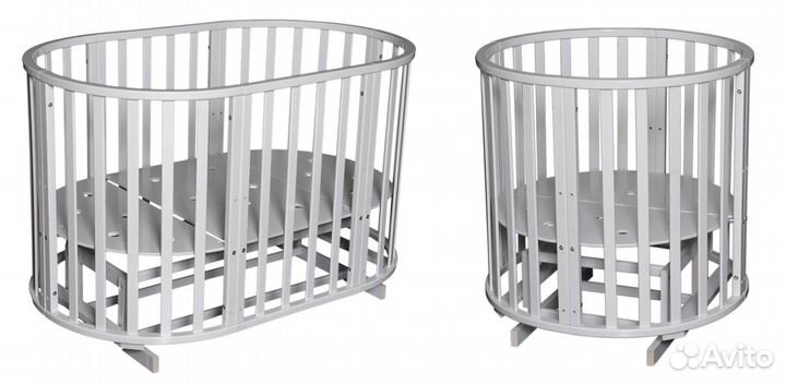 Овальная кровать-трансфор 6в1.Видеообзор. достав