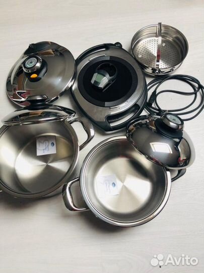 Новая посуда AMC. Большой набор кастрюль, крышек