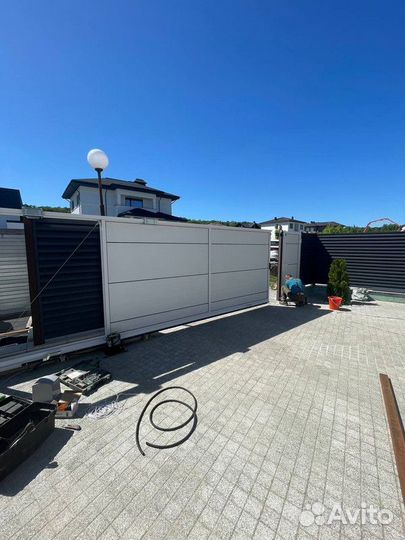 Откатные ворота. Изготовление и монтаж