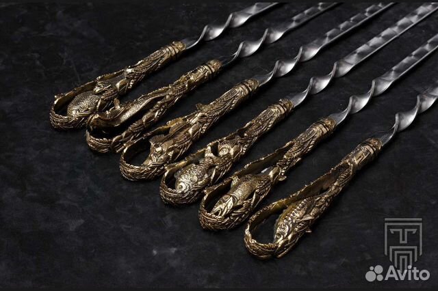 Шампура подарочные для настоящего рыбака