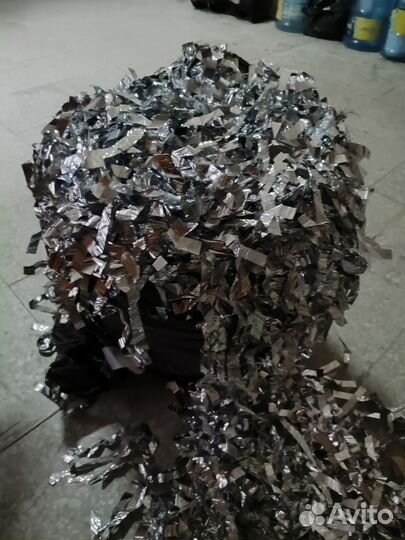 Серебряное шоу фольга