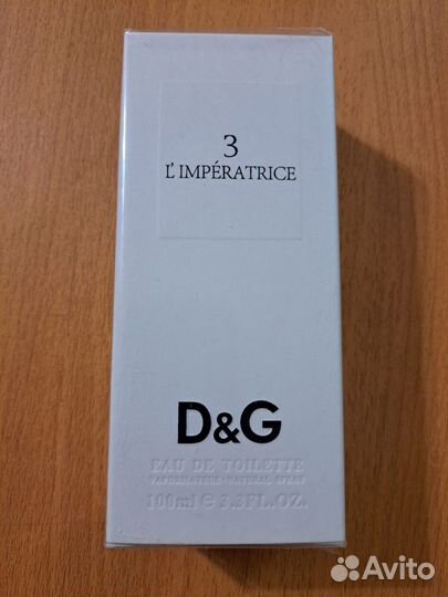 Dolce & gabbana туалетная вода 3 L'Imperatrice