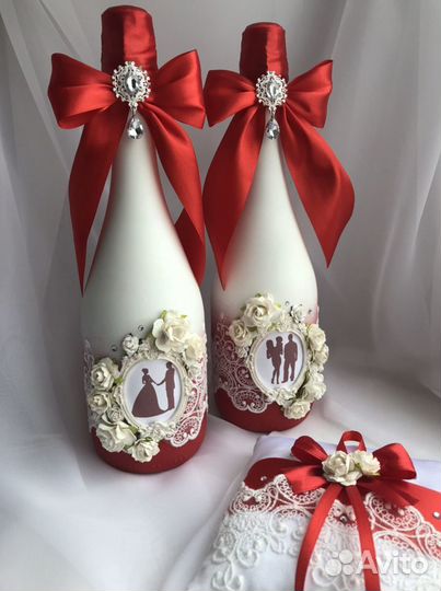 Свадебные аксессуары, свадебный набор,бокалы,свечи
