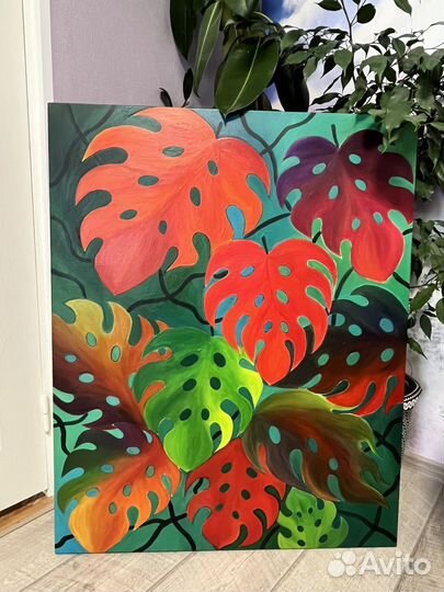 Интерьерная картина цветы