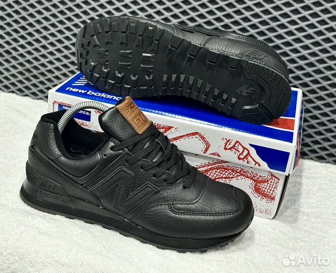 Кроссовки New Balance 574 кожаные