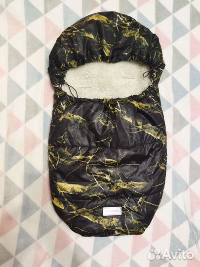 Конверт зимний меховой в коляску AmaroBaby 80 см