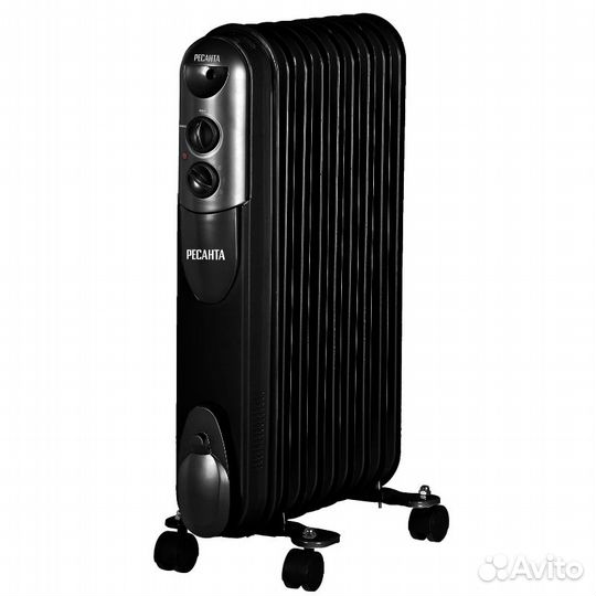 Масляный радиатор с терморегулятором Ресанта омпт