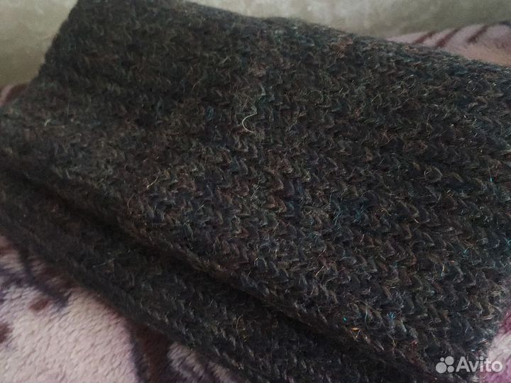 Зимняя шапка и снуд женский