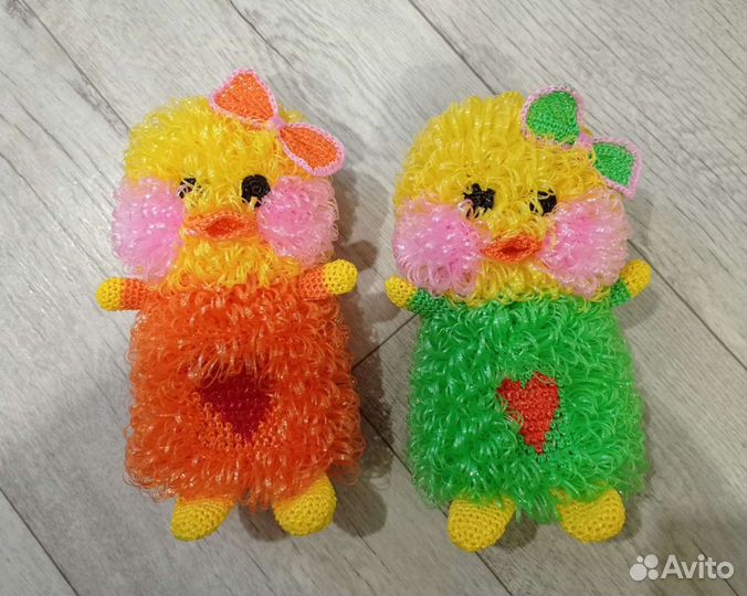 Уточка Лалафанфан (мочалка)