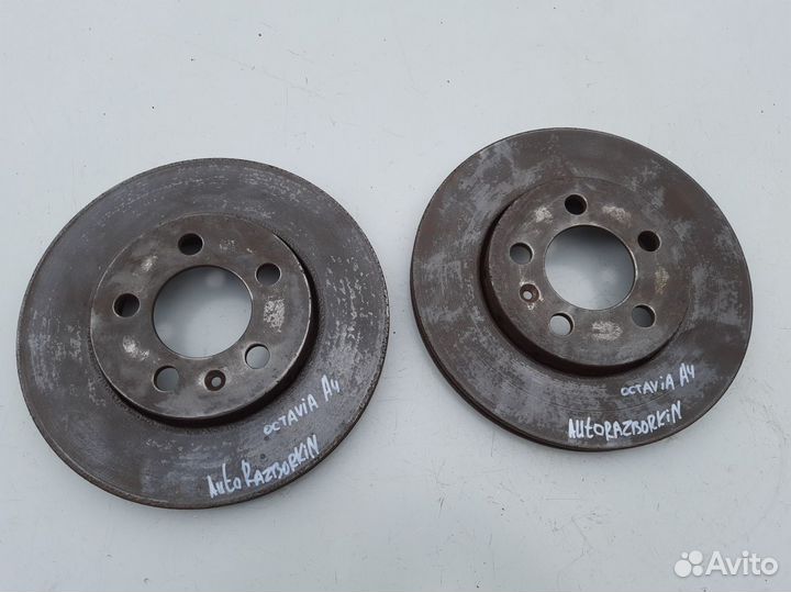 Диски тормозные передние Skoda Octavia A4 Golf 4