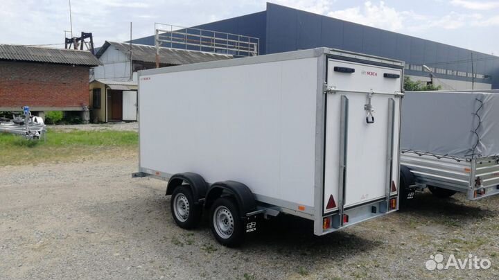 Прицеп мзса 817784.003 фургон с аппарелью