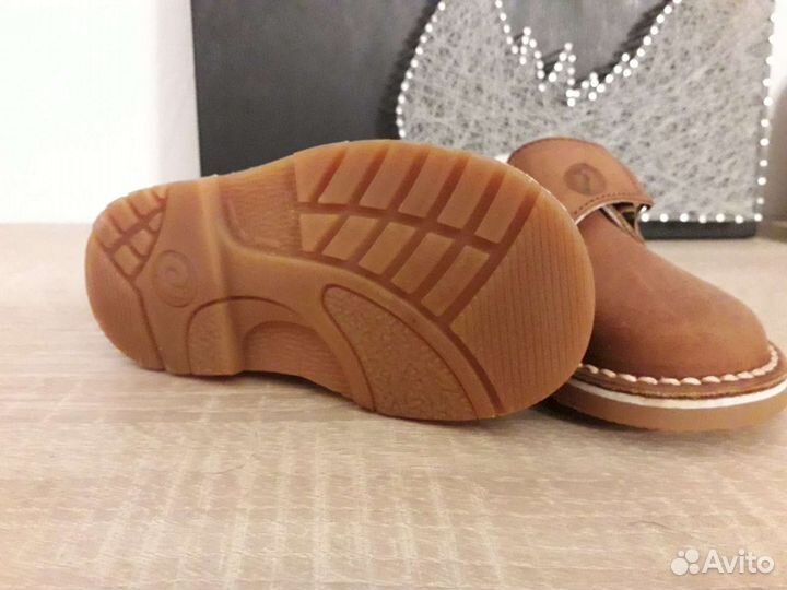 Туфли детские кожаные