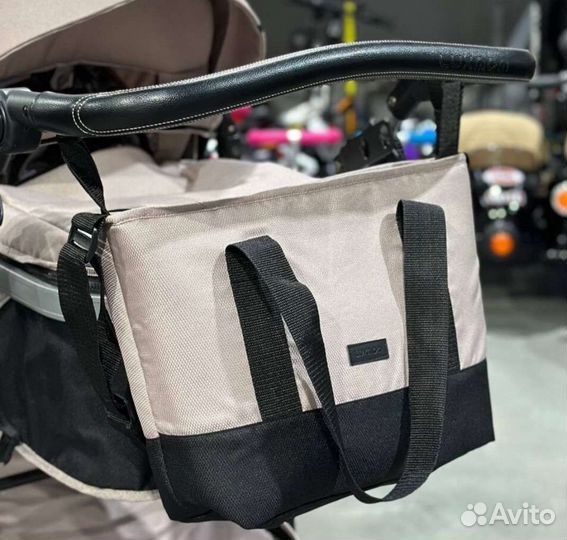 Коляска 3в1 трансформер Новая версия (Коричневый)