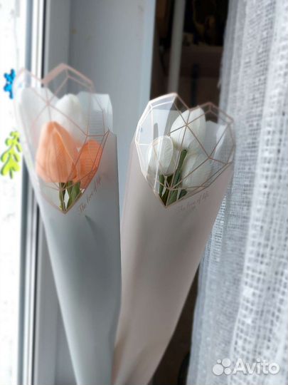 Букет из мыльных тюльпанов