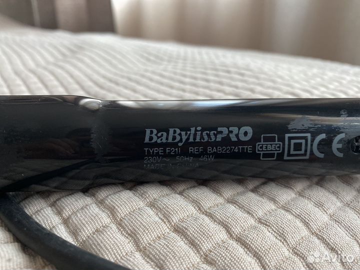 Плойка щипцы babyliss pro 32 мм