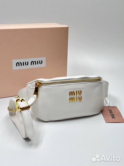 Поясная сумка miu miu 3 расцветки