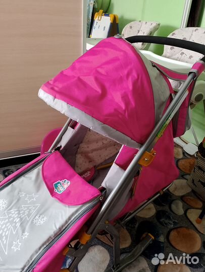 Детские санки коляска nika