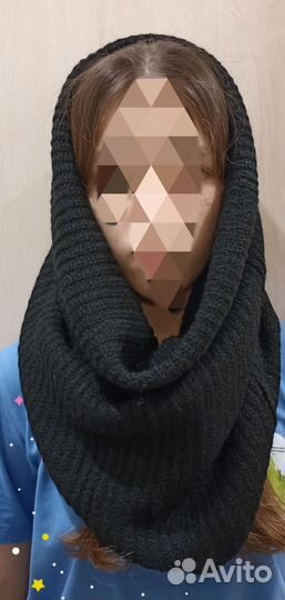 Шарф снуд женский черный