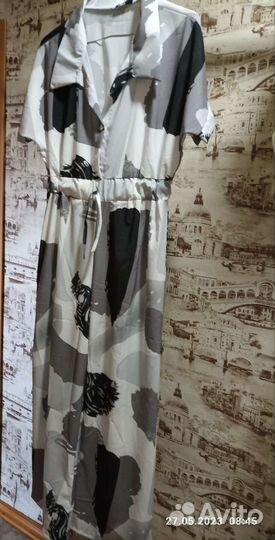 Платье-комбинезон низ брюки 42-44-46размер