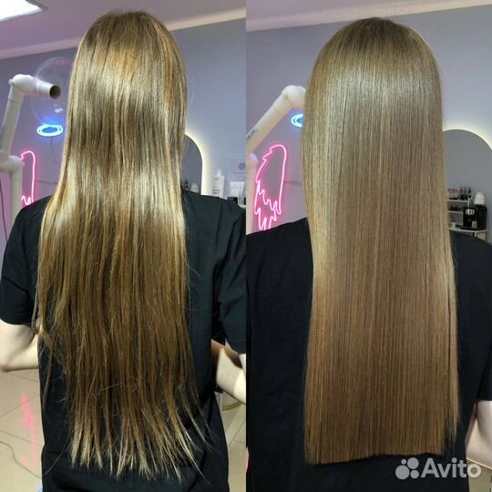 Кератиновое выпрямление