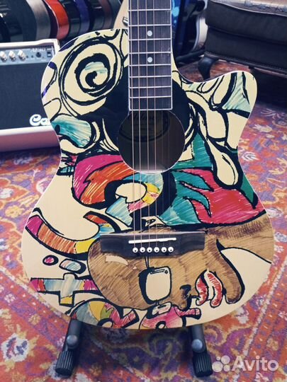 Акустическая гитара новая