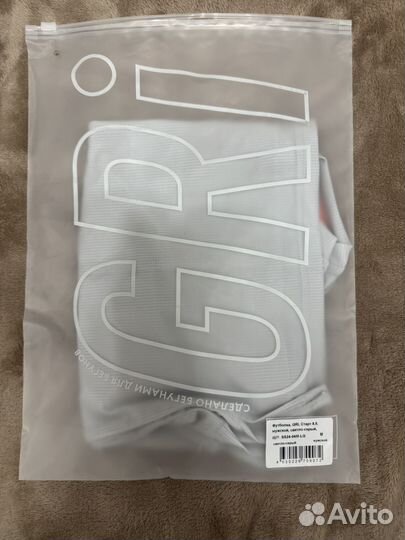 Футболка GRI Старт 5.0 светло-серая мужска М