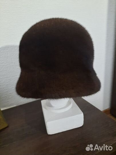 Шляпа женская из меха норки