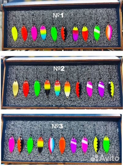 Подарочный набор форелевых блесен орлофф