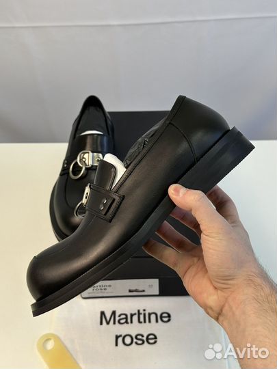 Martine Rose Bulb Toe Ring Black 9.5US