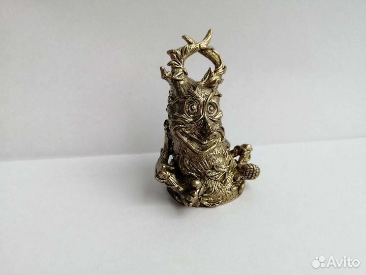 Колокольчик Леший латунь