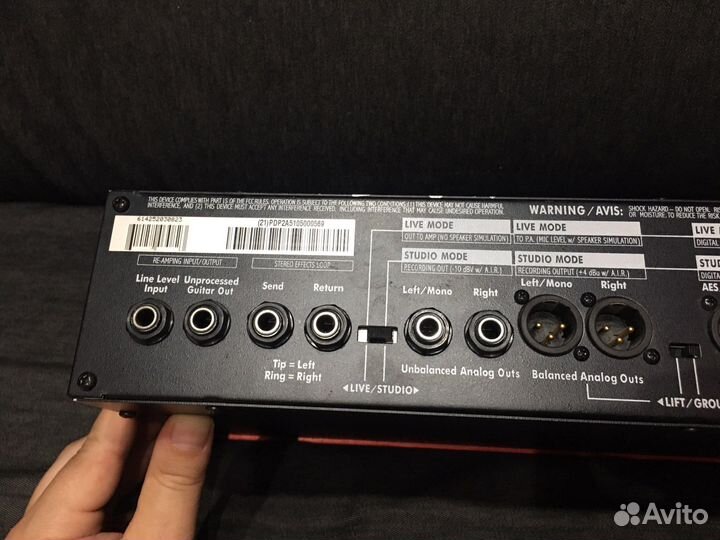 Гитарный процессор Line 6 pod pro + foot board