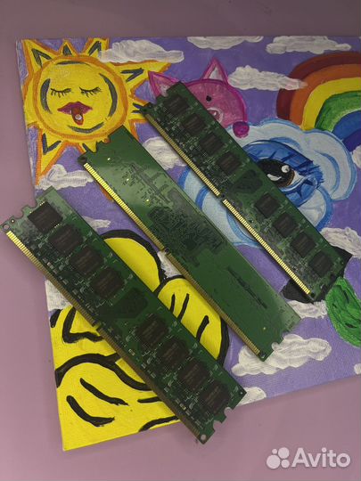 Комплект мать проц память