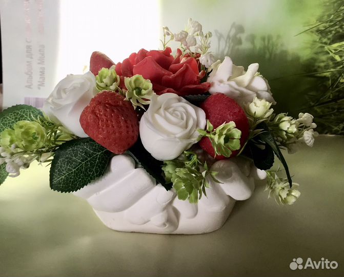 Букеты цветов из мыла ручной работы