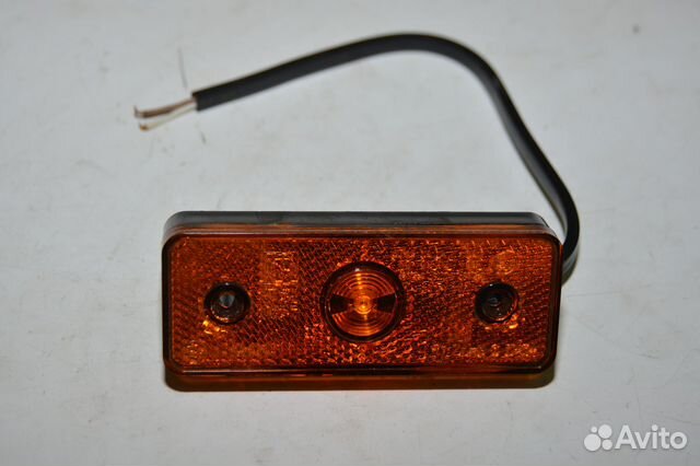 Фонарь габаритный желтый светодиодн.24V/1WSP0654L