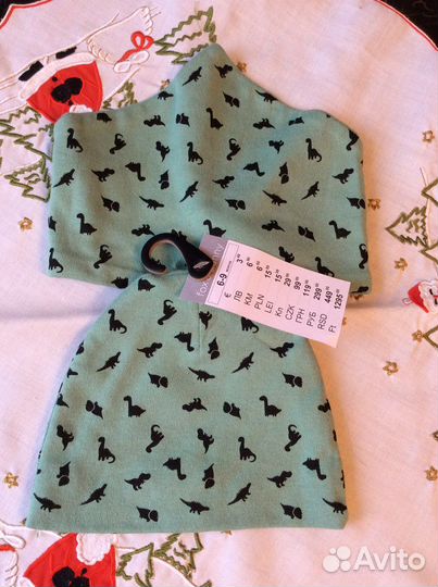 Шапочка для мальчика fox&bunny (6-9 м.)