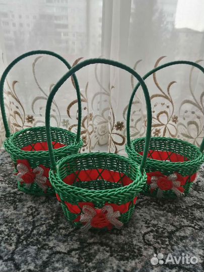 Корзинки плетеные