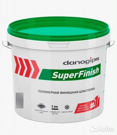 Полимерная финишная шпатлёвка