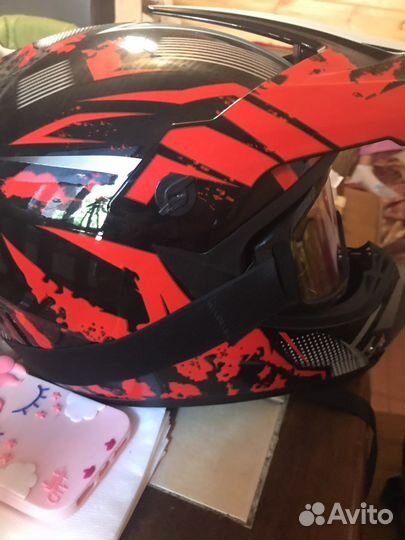 Шлем кроссовый бу