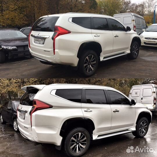 Спойлер Mitsubishi Pajero Sport 3 2016+