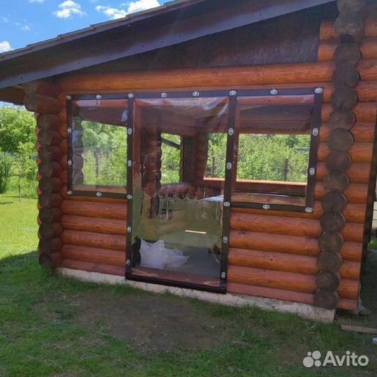 Гибкие и мягкие окна для беседок