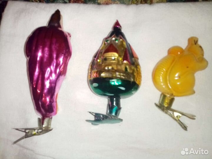 Ёлочные игрушки из набора 