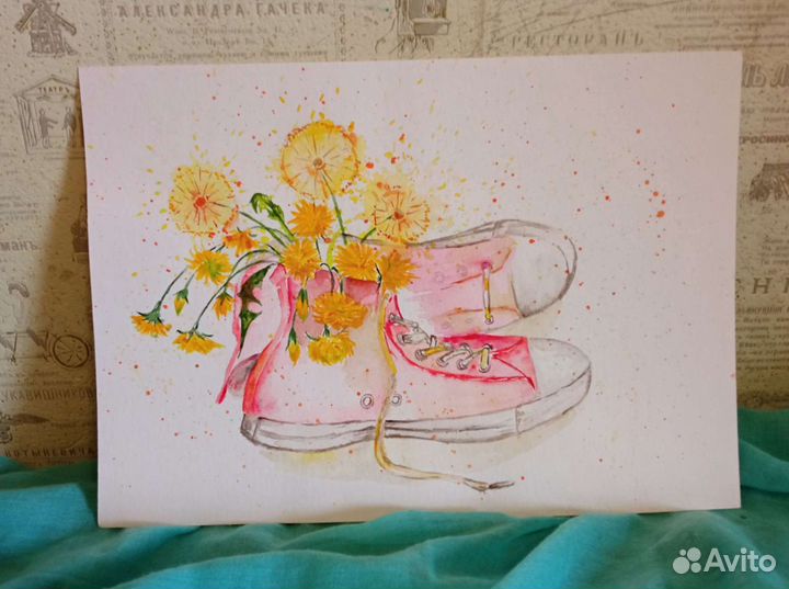 Акварельные скетчи