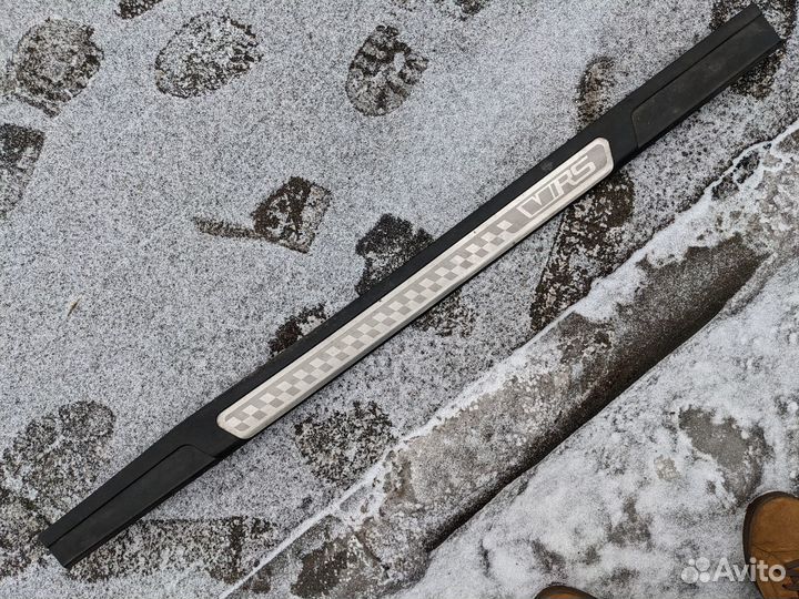 Накладка на порог левая, Skoda Octavia a5 FL RS