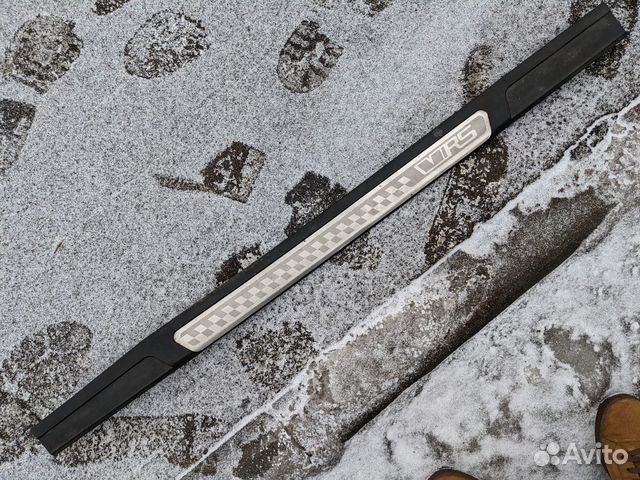 Накладка на порог левая, Skoda Octavia a5 FL RS