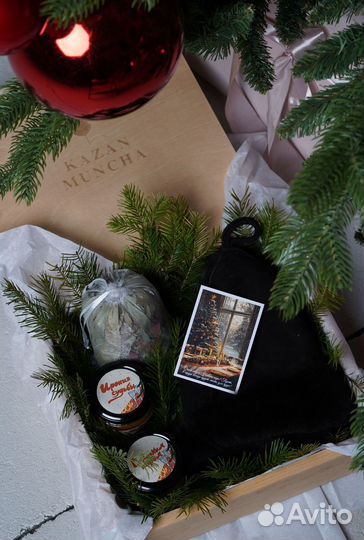 Банная шапка из овчины